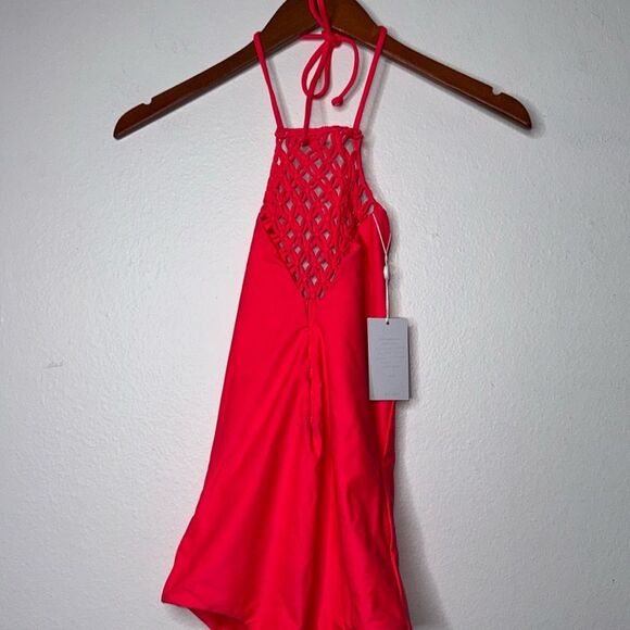 Mikoh Avalon Macrame One Piece Swimsuit Size Small - Picture 4 of 10